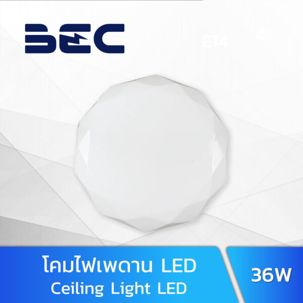 โคมไฟเพดาน LED 36W BEC VENUS-P